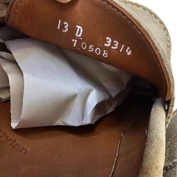 Allen Edmonds Mens Dylan Penny Loafers, Suede, Slip On, Tan, Size 13 D - Picture 4 of 9